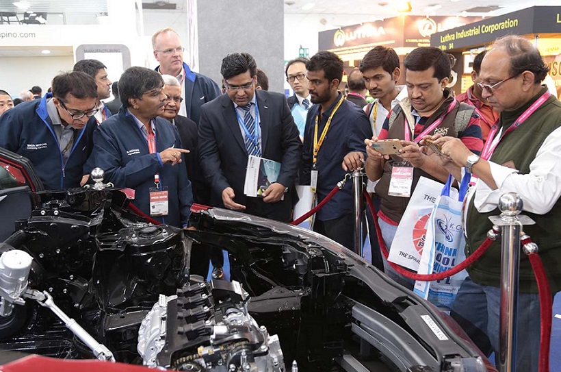 2026年印度新能源汽车展览会Auto EV India展馆内部展台环境实拍