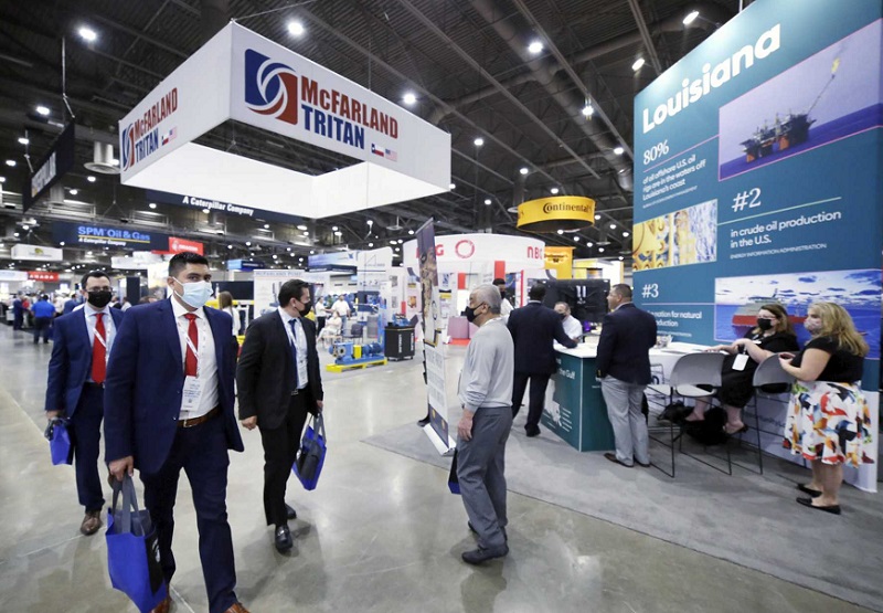 2027年美国离岸石油天然气展览会OTCOFFSHORE TECHNOLOGY CONFERENCE展馆内部展台环境实拍