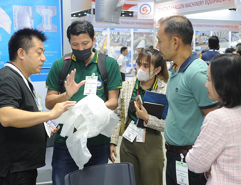 2027年泰国曼谷生活用纸展Asean Paper Bangkok行业机械设备展品展台实拍