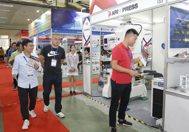 2026年越南河内工业展览会VIIF展馆内部展台环境实拍