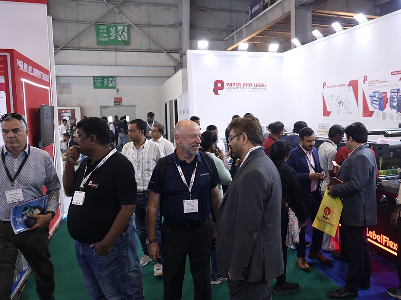 2026年印度新德里标签印刷及包装展LABELEXPOLOUPE India展馆现场，专业观众参观实况