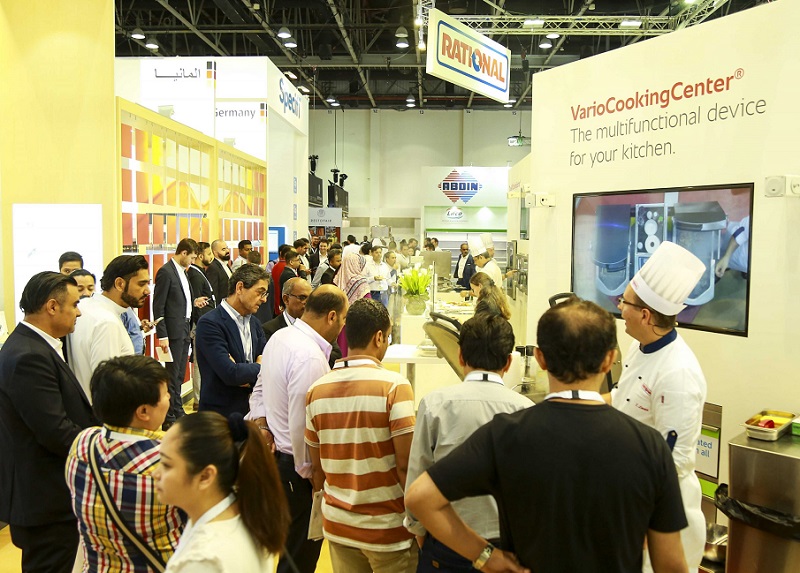 2026年中东阿联酋迪拜酒店用品、餐饮设备展览会GULF HOST展馆现场，专业观众参观实况