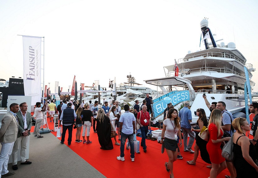 2026年中东阿联酋迪拜游艇展览会Dubai International Boat show展馆内部展台环境实拍