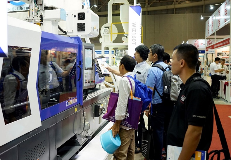 2026年越南胡志明塑料橡胶工业展览会VietnamPlas展馆内部展台环境实拍