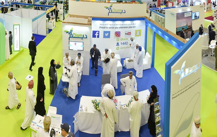2027年中东阿曼电力能源、太阳能光伏、环保、水展览会Oman Energy & Water展馆内部展台环境实拍