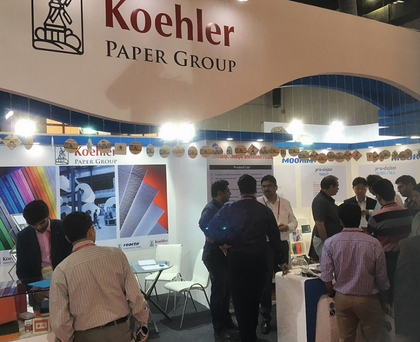 2027年印度新德里纸业展览会India Paperex展馆内部展台环境实拍