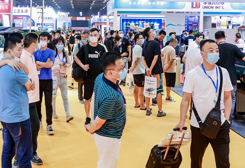 2027年广州国际纺织制衣及印花工业展览会ITCPE行业机械设备展品展台实拍
