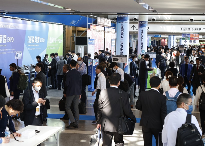 2027年日本大阪医疗展览会Medical Japan展馆内部展台环境实拍
