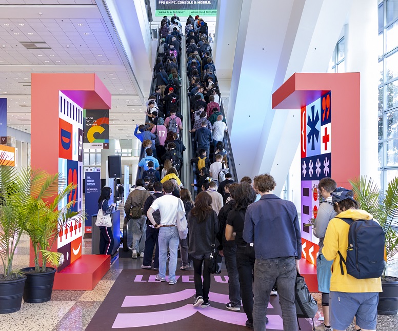 2027年美国游戏开发者大会GDCGDC Festival of Gaming展馆现场,专业观众参观实况
