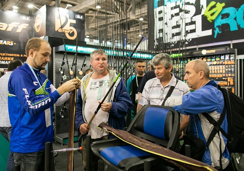2026年俄罗斯莫斯科户外用品及狩猎钓具展览会Hunting and Fishing in Russia展馆现场,专业观众参观实况