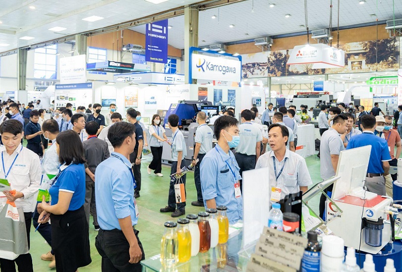2026年越南河内环保、水处理展览会ENTECH VIETNAM展馆现场,专业观众参观实况