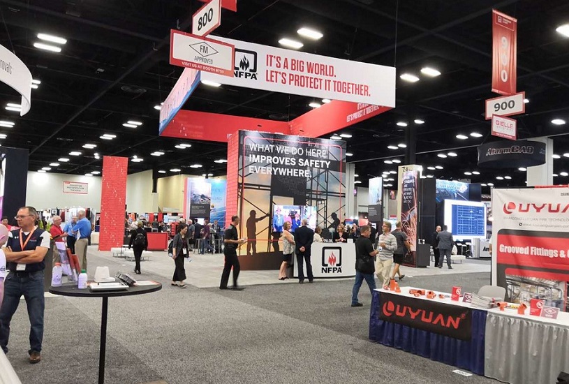 2027年美国国际消防展NFPANational Fire Protection Association展馆现场,专业观众参观实况