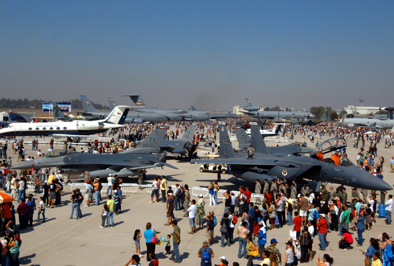 2028年智利圣地亚哥航空展览会FIDAE行业机械设备展品展台实拍