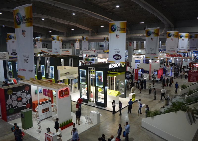 2027年墨西哥电力能源、照明、太阳能光伏展览会Expo Electrica Solar展馆内部展台环境实拍
