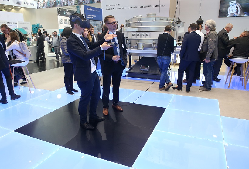 2026年德国纽伦堡粉体工业展览会POWTECH TECHNOPHARM展馆现场,专业观众参观实况