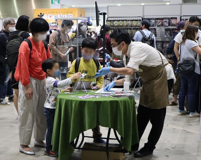 2026年日本桌游及游戏展览会Tokyo Game Market展馆现场,专业观众参观实况