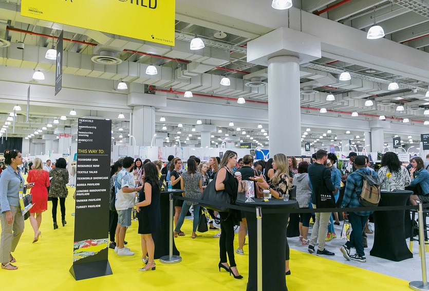 2026年美国纽约面料、家纺展Texworld USA行业机械设备展品展台实拍