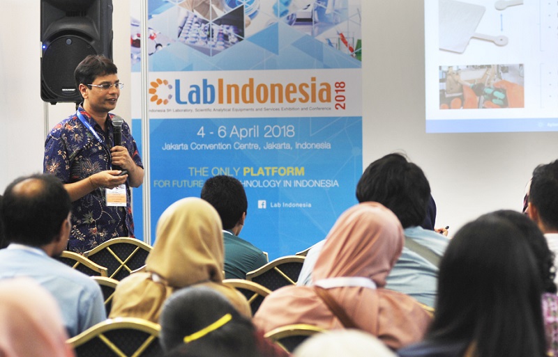 2028年印尼雅加达实验室展览会LabIndonesia展馆内部展台环境实拍