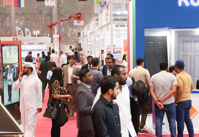 2026年卡塔尔多哈建材展览会Project Qatar展馆内部展台环境实拍