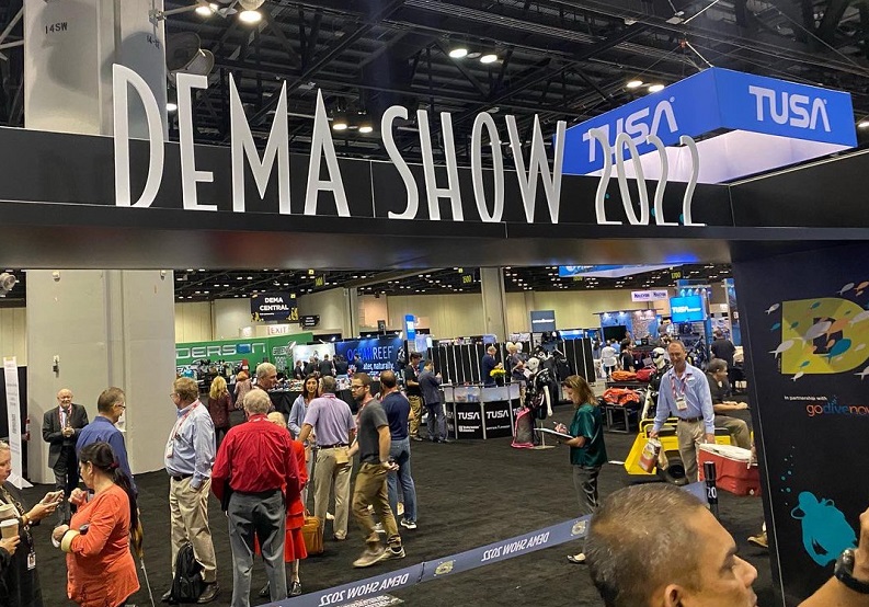 2026年美国潜水展览会DEMA Show行业机械设备展品展台实拍