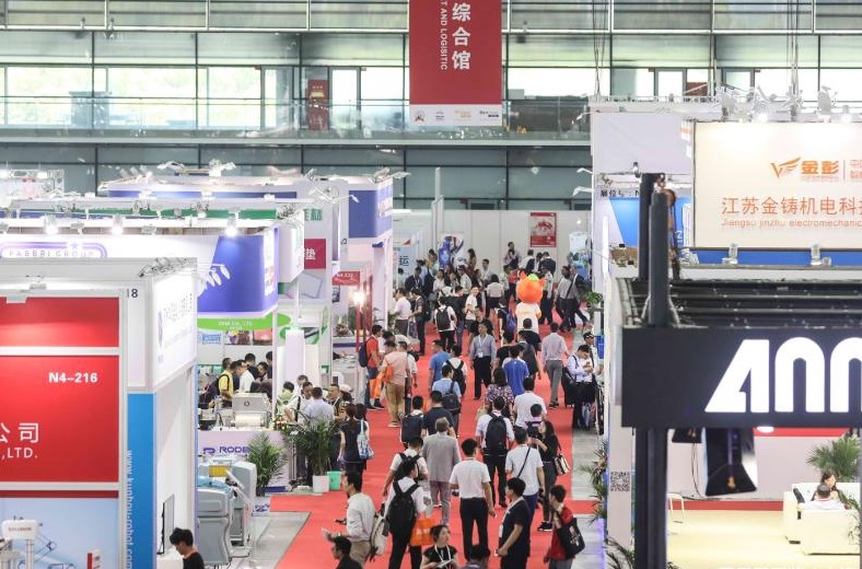 2028年上海物流交通运输及远程信息展-亚洲物流双年展transport logistic China展馆现场，专业观众参观实况