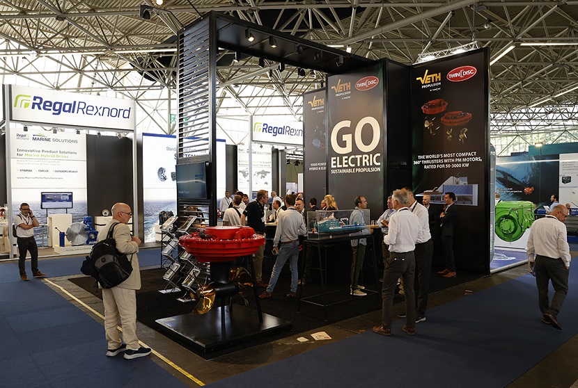 2027年欧洲西班牙电动及混合动力船舶游艇展览会Electric & Hybrid Marine Expo Europe参展商与海外采购商展台洽谈现场