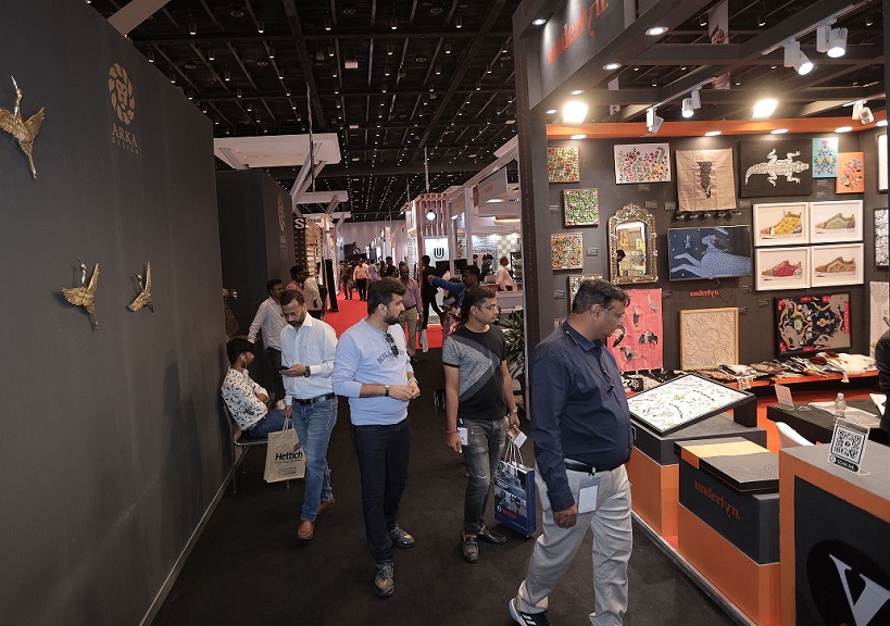 2027年印度室内装饰展-印度家居用品餐厨用品展INDEX PLUS参展商与海外采购商展台洽谈现场