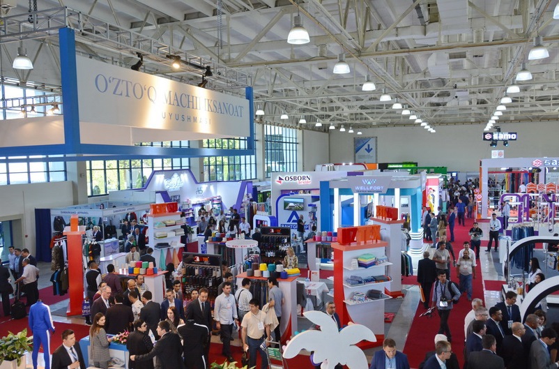 2027年乌兹别克斯坦纺织服装面料展览会TextileExpo Uzbekistan行业机械设备展品展台实拍