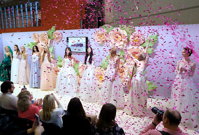 2027年俄罗斯莫斯科婚纱展览会WEDDING FASHION展会现场产品演示与行业交流活动
