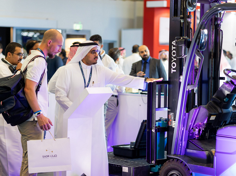 2027年沙特利雅得物流及仓储展览会Saudi Warehousing & Logistics Expo行业机械设备展品展台实拍