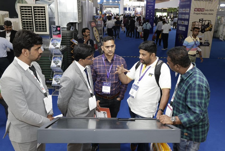 2027年印度新德里仓储运输物流展览会India Warehousing Show行业机械设备展品展台实拍