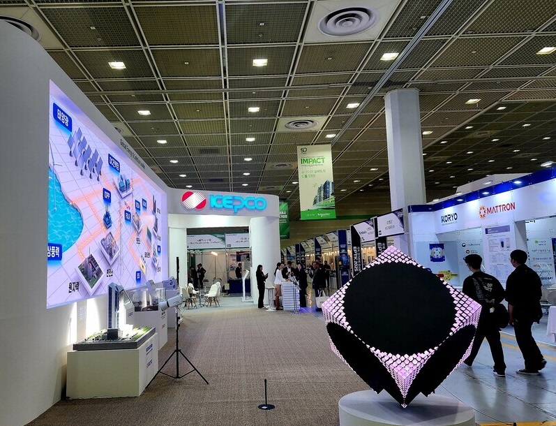 2027年韩国首尔电力展Electric Power Tech Korea展馆内部展台环境实拍