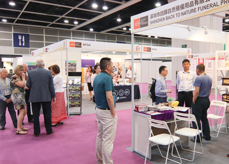 2027年香港亚洲殡仪及墓园博览暨会议AFE展馆内部展台环境实拍