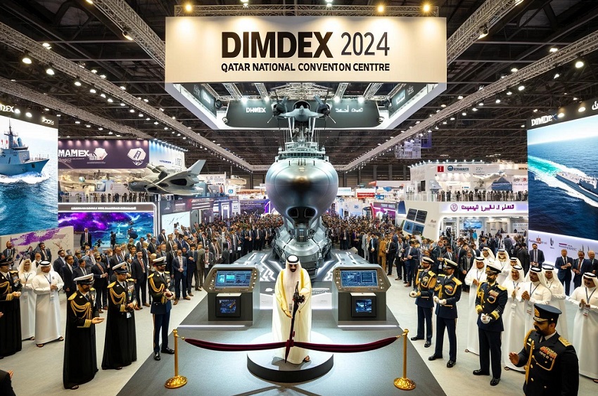 2028年卡塔尔多哈海事防务展览会DIMDEX行业机械设备展品展台实拍