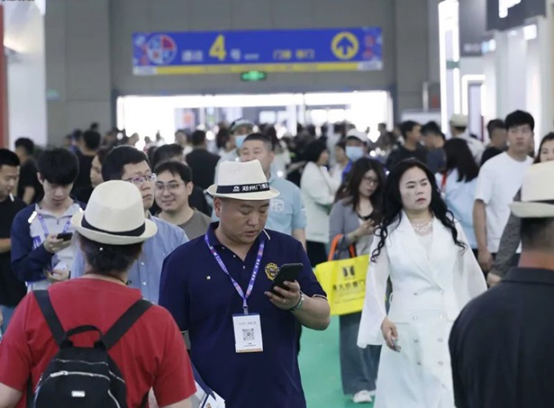 2027年中国(南京)系统门窗、全屋定制、移门博览会DCDE参展商与海外采购商展台洽谈现场