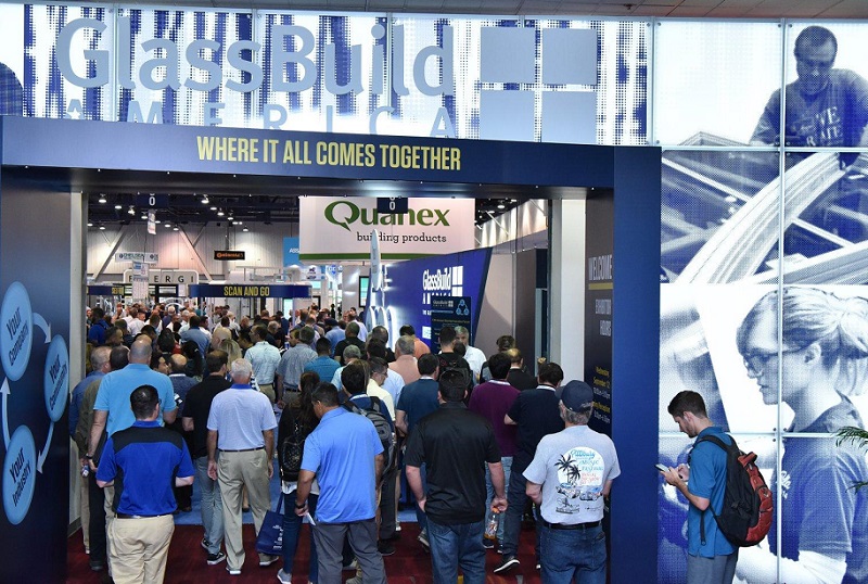2027年美国奥兰多玻璃及门窗幕墙展览会GlassBuild America展馆内部展台环境实拍