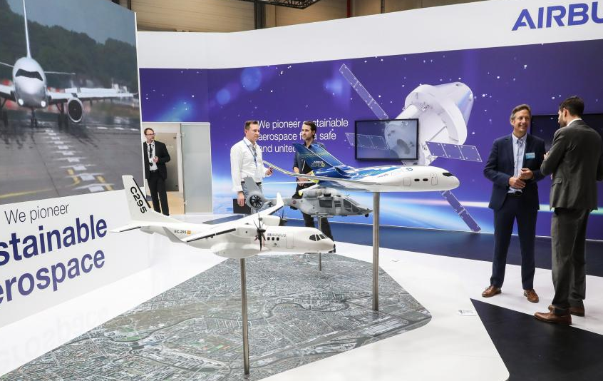 2028年德国柏林航空航天展览会ILA Berlin展馆内部展台环境实拍