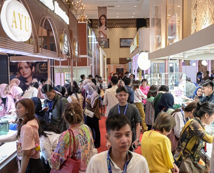 2026年印尼万隆珠宝展览会Jakarta International Jewellery Fair展馆现场,专业观众参观实况