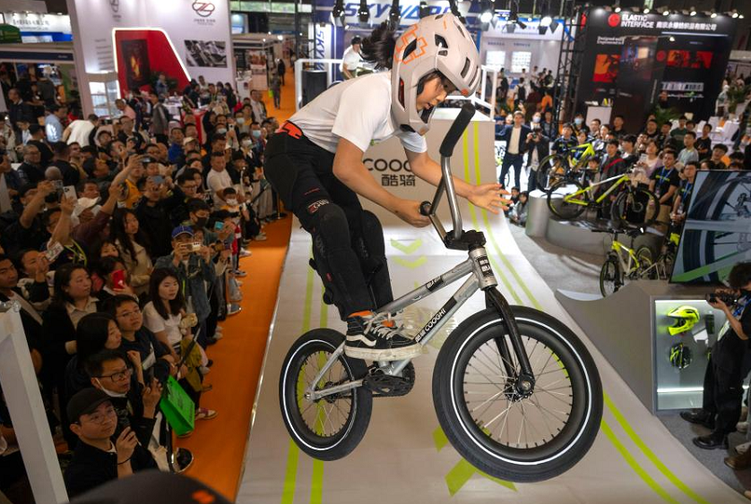 2027年上海国际户外骑行装备展览会CHINA CYCLE展馆内部展台环境实拍