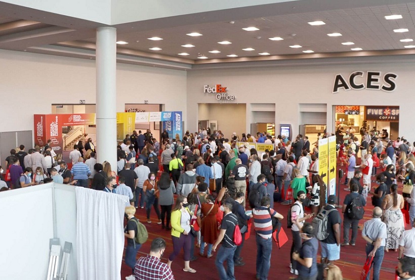 2026年美国纽约零售科技展览会Smart Retail Tech Expo展馆现场，专业观众参观实况