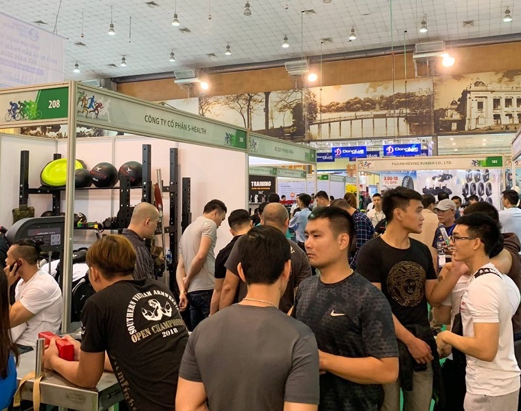 2027年越南体育及健身用品展览会Vietnam Sport Show行业机械设备展品展台实拍