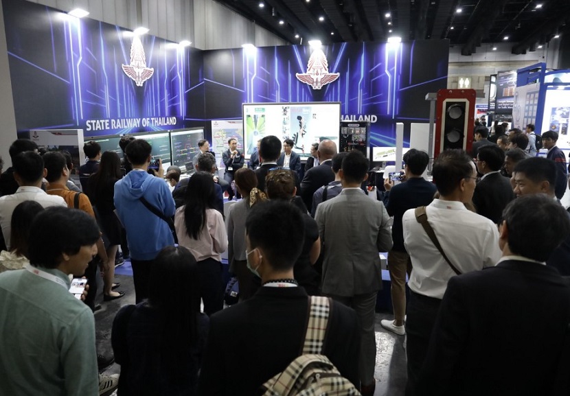2027年泰国曼谷铁路及轨道交通展览会Asia Pacific Rail展馆内部展台环境实拍