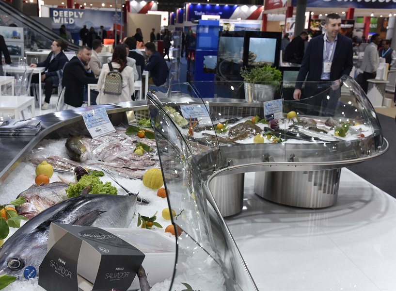 2027年西班牙欧洲海鲜渔业展览会Seafood Expo Global展馆现场,专业观众参观实况