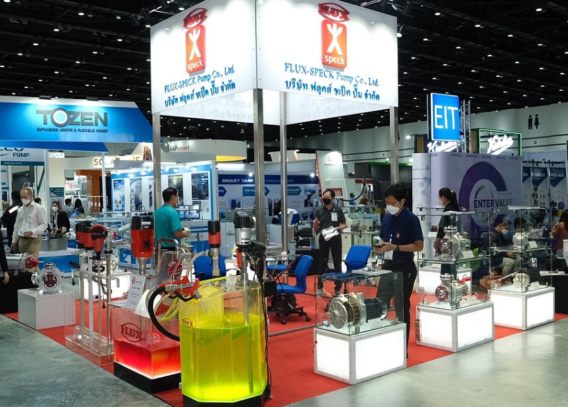 2027年泰国曼谷泵阀展览会Pumps & Valves Asia行业机械设备展品展台实拍