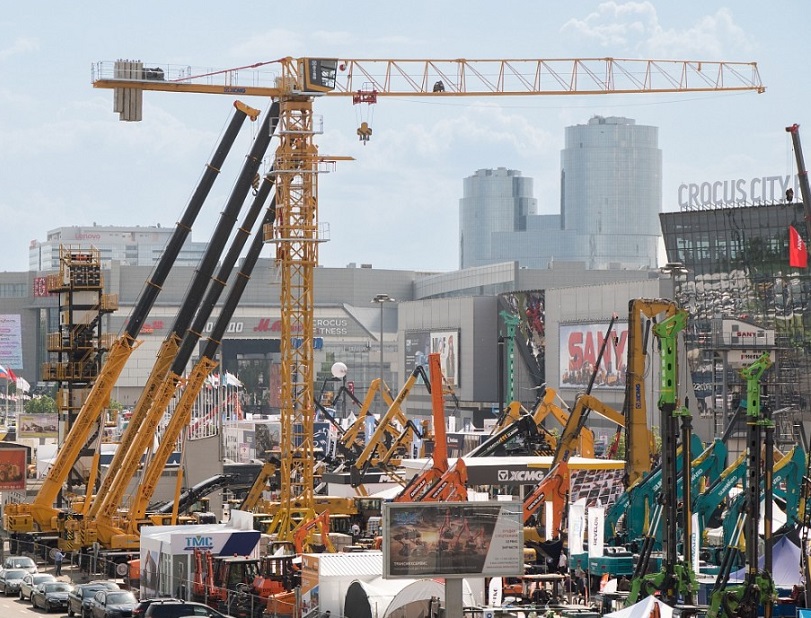 2027年俄罗斯莫斯科工程机械宝马展览会BAUMA CTT Russia行业机械设备展品展台实拍