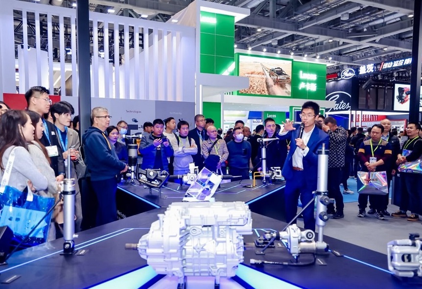 2026年上海法兰克福汽配展览会Automechanika Shanghai展馆内部展台环境实拍