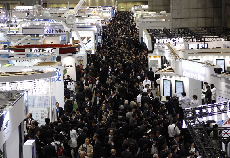 2027年日本东京风能展览会WIND EXPO展馆内部展台环境实拍