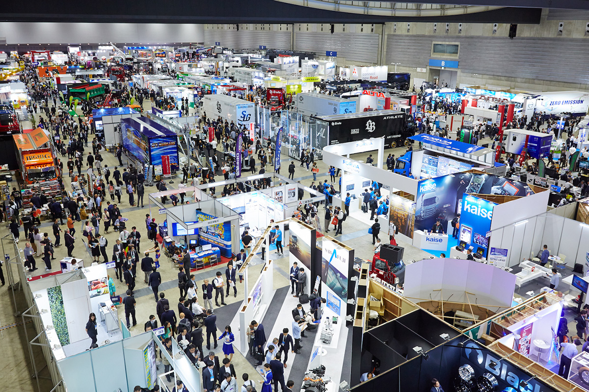 2028年日本横滨卡车展览会Japan Truck Show展馆内部展台环境实拍