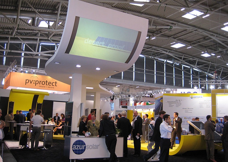 2027年德国慕尼黑太阳能光伏展览会Intersolar Europe行业机械设备展品展台实拍