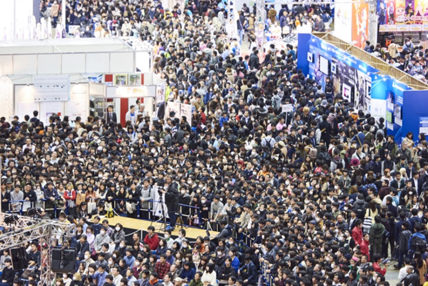 2027年日本大阪动漫展览会AnimeJapan展馆内部展台环境实拍